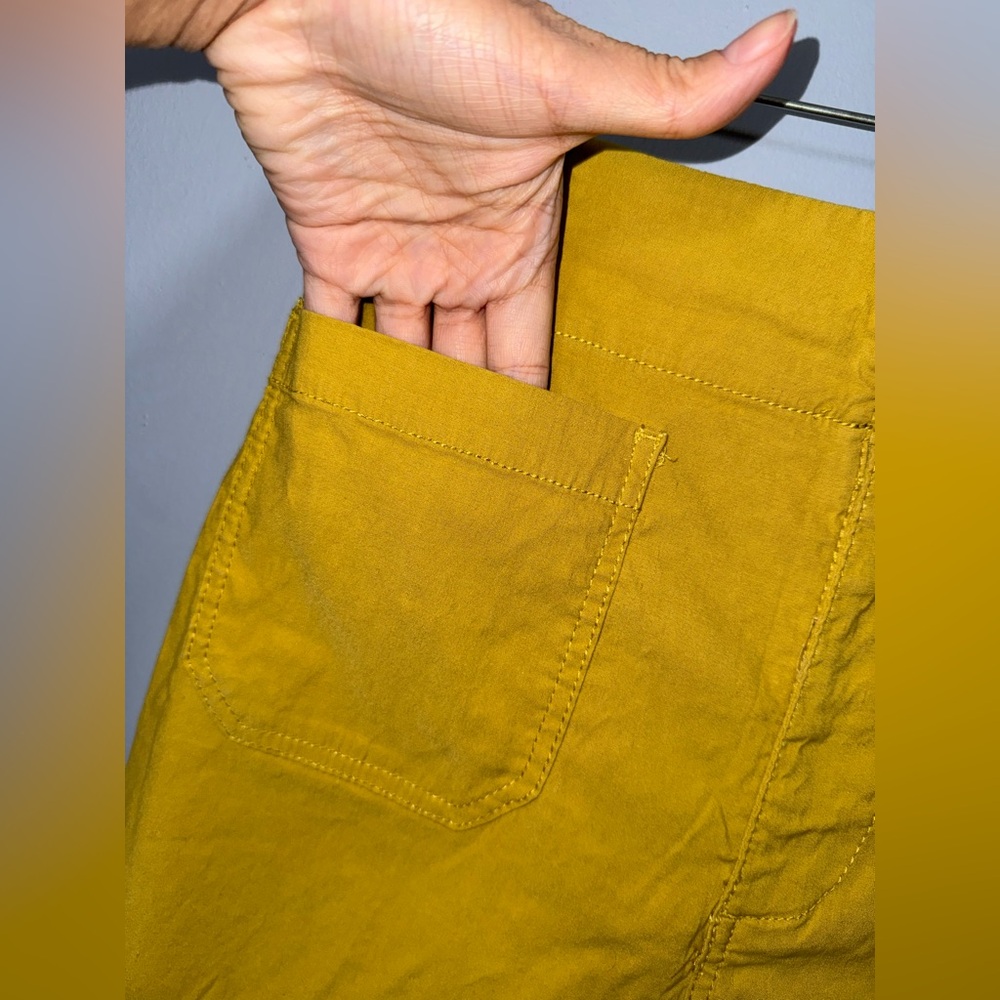 Maeve Anthropologie The Collette Cropped Wide Leg Linen blend pants 29 EUC - Picture 4 of 10